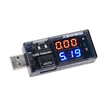 Usb Akım Voltaj Ölçer Kws 10Va 3 9Volt 0.3Amper