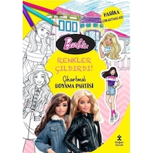 Barbie Renkler Çıldırdı Çıkartmalı Boyama Partisi