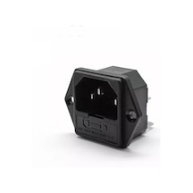 Ic-213 Bilgisayar Power Soketi Erkek Fuseli Kulaklı 10 Adet