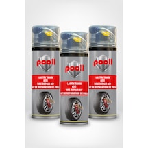 Lastik Tamir Kiti Lastik Tamir Spreyi 400 Ml Otomobil Suv Motosiklet Lastik Tamir Kiti 3 Adet