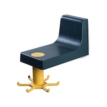 Dofolink Abs Malzeme 360 Döner Tutucu - Delme Yok Kurulum, Çakma/saklama İçin Mutfak/banyo Organizer Mavi