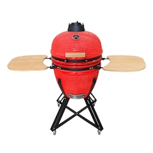 Chefden Elite 21 Kömürlü Seramik Kırmızı Barbekü