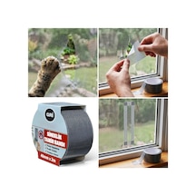 Yapışkan Sineklik Tülü Tamir Bandı 2 Metre X 48 Mm Sinek Teli Yaması Yırtık Delik Onarım Bantı