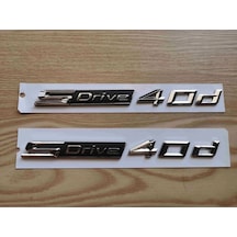 Bmw X4 Sdrive 40d Çamurluk Arması Seti 2'li Sağ Sol 3m 3d Abs