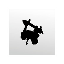 Folyo Sticker Kaykaycı 30cm Uzunluk Karışık Renkli