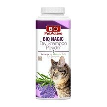Bio Petactive Lavanta Özlü Toz Şampuan Kedi Susuz Kuru Yıkama Şampuanı 150 Gr