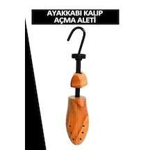 Dopar Elle Çevirmeli Ahşap Ayakkabı Kalıp Açma Aleti M Beden Ahşap