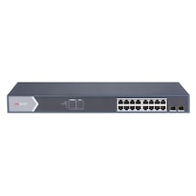 Hıkvısıon Ds-3e1518p-sı 16xge+2xge/sfp 225w F.gigabit Poe Switch