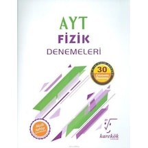 Ayt Fizik Denemeleri Karekök Yayınları