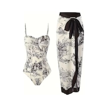 Lilly Pastoral Elegance Mayo Ve Pareo Krem Krem