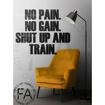 No Pain No Gain Motivasyon Duvar Özel Yeni Stickerı