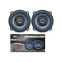 Boschmann Bm-13 Turbo Oto Koaksiyel Hoparlör 13cm 600 Watt 80w Rms Tweeterli 2 Adet