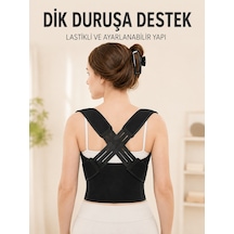Lexroo Sırt Destek Korsesi Dik Duruş İçin Ayarlanabilir Lastikli