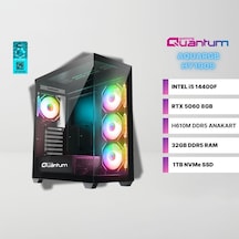 Quantum Gaming AQUAR GB HY1909 i5-14400F 32 GB 1 TB NVMe SSD 8 GB RTX5060 Freedos Free Dos Masaüstü Oyuncu Bilgisayarı