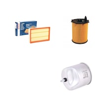 Bosch Filtre Bakım Seti Peugeot 3008 1.6 E-hdi 112 Beygir Dizel 2010-2012 Hava + Yağ F. + Yakıt Filtre Bosch
