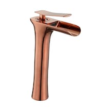 İsaoğlu Yapı Bronz Lavabo Bataryası Bakır Çanak Lavabo Musluk Şelale Akışlı Batarya Bronz Armatür Bakır