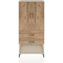 Hyperion Dolap Tek Raflı 2 Çekmeceli Tek Askılı 88x44x195 Ayt... Aytaşı