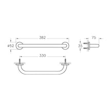 A44276 Uzun Havluluk 330 Mm , Krom