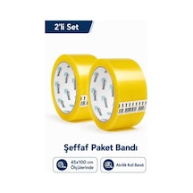 Rasyonel Akrilik Koli Bandı 45x100 Mt 2 Adet 1 Adet