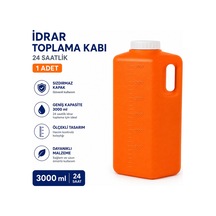 Numune Toplama Kabı 24 Saatlik 1 Adet 3 L