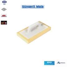 Süngerli Mala 160x300 Plastik Saplı Sıva Derz Düzeltme Temizleme Malası