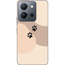 Vivo Y36 Uyumlu İki Pati Baskılı Silikon Kılıf Renkli