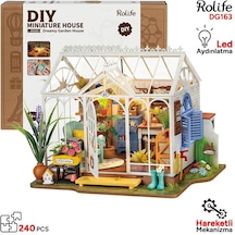 Rolife Dg163 Rüya Gibi Bahçe Evi Dreamy Garden House Dıy Minyatür Maket Model Seti Mini Dollhouse 3d Model Kit Detaylı Dekoratif Hobi Seti 3d Puzzle Tiny House