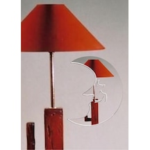 M3 Decorium Ay Dede Dekoratif Ayna Gümüş