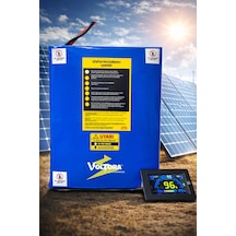 24 Volt 102 Amper Smart Bluetooth Solar Akü 15 Yıl Ömür - Yüksek Kapasite