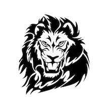 Aslan Tasarımlı Oto Sticker Siyah 20 17 Cm