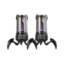 Gravastar Süpernova 25w Bluetooth Hoparlör, Taşınabilir Stereo Ses Bombası, Rgb Işıklı, 2 Adet, Siya