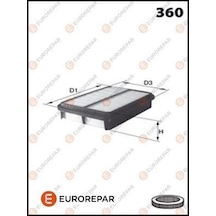EUROREPAR 1613722580 E:AIR FLT ELT