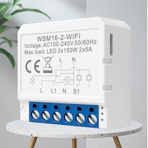 Avatto 2 Kanallı Tuya Wifi Anahtarı Modülü Ile Çift Yönlü Kontrol