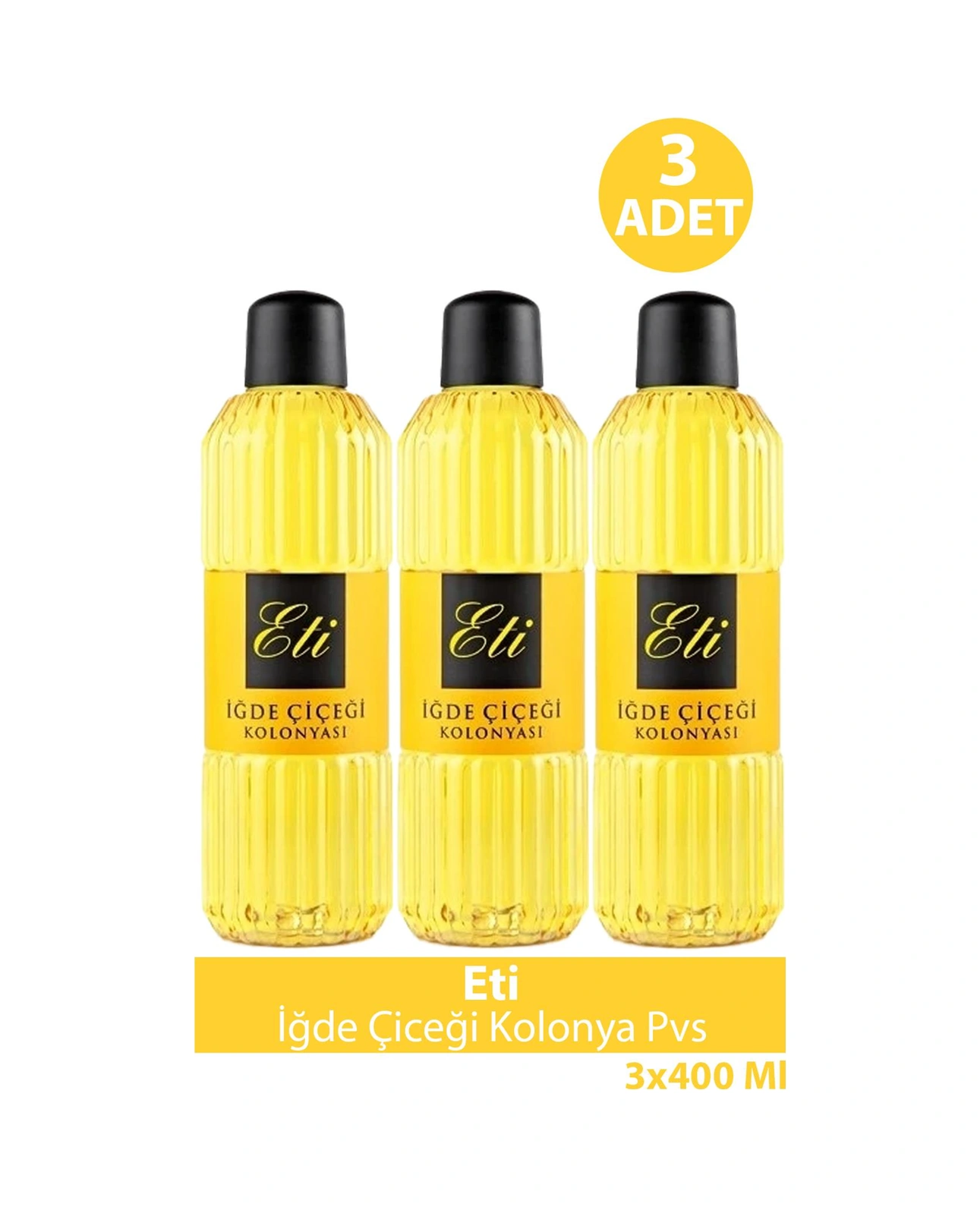 Eti İğde Çiceği Kolonya Pvs 400 Ml 3 Adet