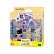 5750 Sylvanian Families Anaokulu Arkadaşları Pijama Partisi Üçlüsü +4 Yaş Çok Renkli