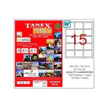 Tanex Laser Etiket 45x45 Tw-2015 Diğer