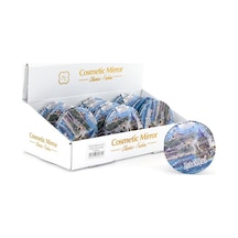 Taşlı İstanbul Tasarımı El Aynası İnce Alk2920