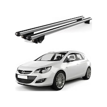 Kanca Opel Astra J Estate 2010-2014 Uyumlu Gri Kilitli Ara Atkı 110cm Port Bagaj Tavan Barı