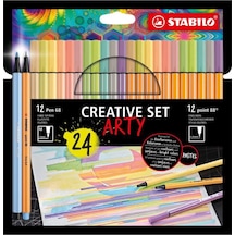 Stabilo Creatıve Set Arty 24'lü Pen + Point 8868/24-1-20