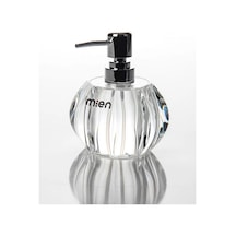 Mien Men 1545 Akrilik Şeffaf Sıvı Sabunluk 14x7x7 Cm Şeffaf