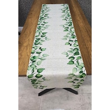 Okaliptus Desenli Runner 40x140 Cm Renkli