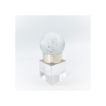 Crearthome Dekoratif Aksesuar Küçük Boy Kristal Küre Gümüş Fa59G