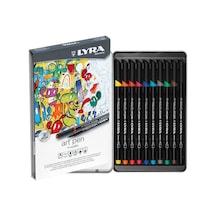 Lyra Hi-Quality Metal Art Pen 10Lu Set