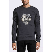 Metallica 2018 Gitar Metal Rock Music Baskılı Erkek Sweatshirt