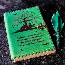 Eylül'De Tanıdım Seni Deri Defter