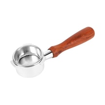 Metabagua Barista Serisi Ve Espresso Makineleri Için Dipsiz Portafilter 54mm, Filtre Sepetli Portafiltre 7klm2u Gümüş