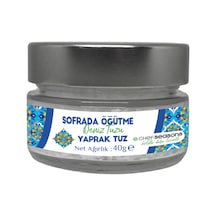 Chef Seasons Sofrada Öğütülmüş Deniz Tuzu Yaprak Tuz 40 G 7'li Avantaj Paketi Mıchu