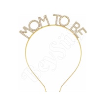 Mom To Be Taşlı Lüx Tac Rose Gold Tüm Yaşlar