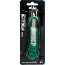 Elta Ergonomik Kilitli Geniş Maket Bıçağı 18 MM
