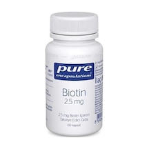 Pure Encapsulations Biotin 2,5 Mg 60 Kapsül